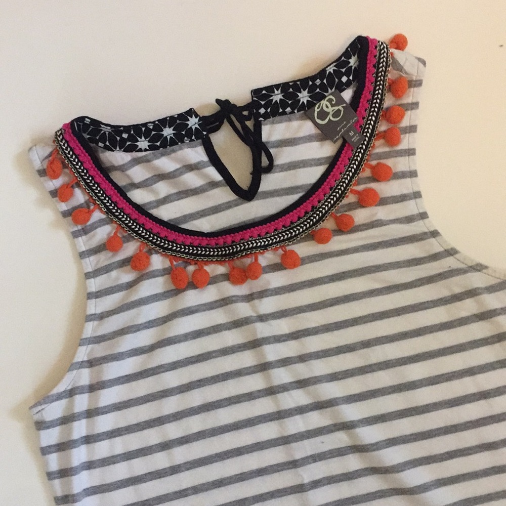 Anthropologie Pom Sleeveless Top